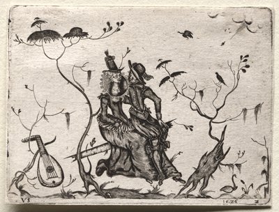 Par elskende, 1626. af Valentin Sezenius