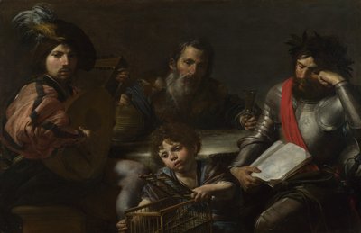 Menneskets fire tidsaldre, ca. 1629 af Valentin de Boullogne