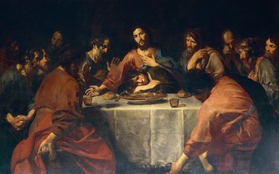 Sidste aftensmad af Valentin de Boulogne