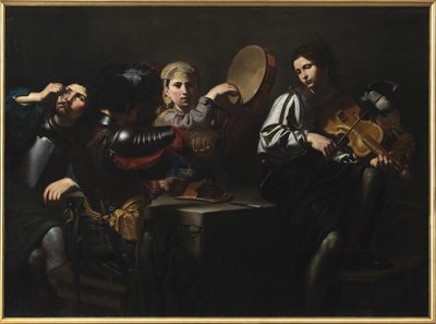 Musikere og soldater af Valentin de Boulogne