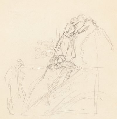 Figurstudier [verso] af Valentine Cameron Prinsep