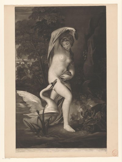 Leda og svanen af Valentine Green