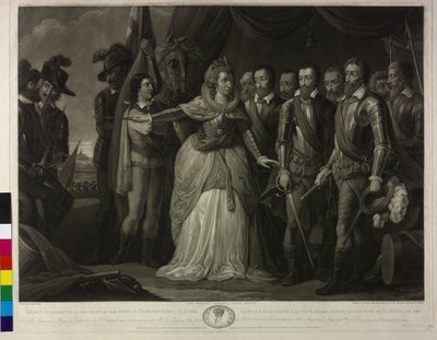Dronning af England Elisabeth I af Valentine Green
