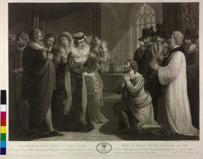 Dronning af Skotland Maria Stuarts død af Valentine Green