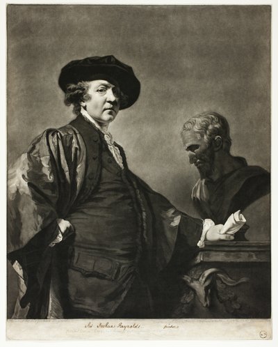 Sir Joshua Reynolds af Valentine Green