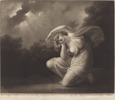 Clytie af Valentine Green after Maria Cosway