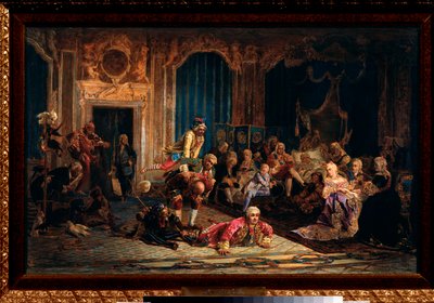 Narre ved kejserinde Anne I af Ruslands hof (Anna Ivanovna af Valeri Ivanovich Jacobi
