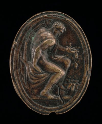 En siddende mand. af Valerio Belli