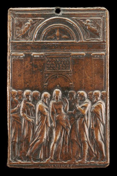 Kristus viser sig for apostlene. af Valerio Belli