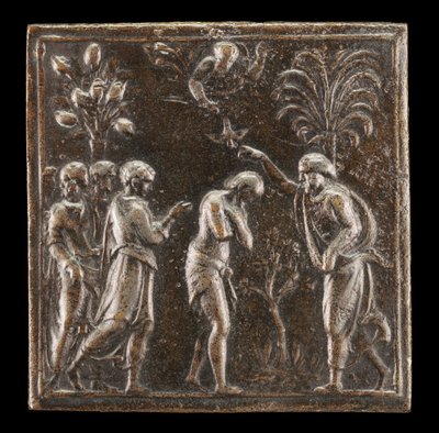 Dåben i Jordan, 1537 eller senere. af Valerio Belli
