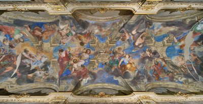 Voldtægten af Proserpina (fresko) af Valerio Castello