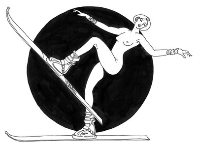 Kunsten at stå på ski af Valerio Eletti