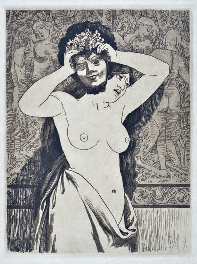 Masken (tegning) af Valère Bernard