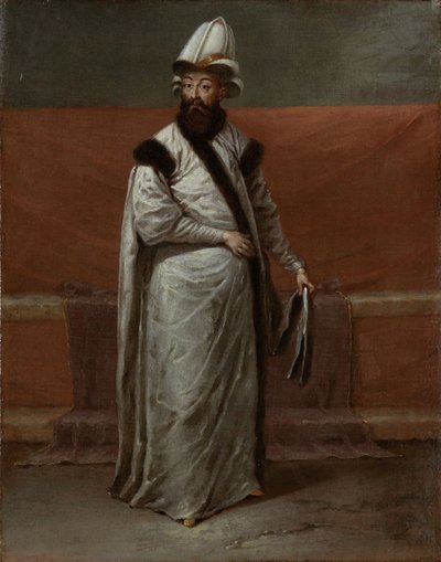 Nevsehirli Damat Ibrahim Pasha, Storvesir af Det Osmanniske Rige, ca 1728 af Vanmour
