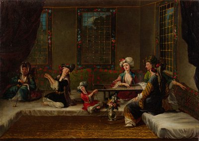 Kvinders broderi, 1730
