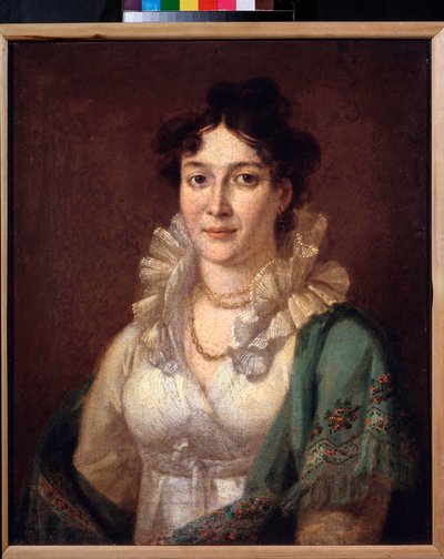 Portræt af prinsesse Isabella de Conti (Portræt af prinsesse Isabella de Conti) - Maleri af Vasili Andreyevich Tropinin (Vassili Tropinine) (1776-1857), olie på lærred, omkring 1810 - 1800-tallets russisk kunst - Museum for private samlinger i en Pushkin M af Vasili Andreevich Tropinin
