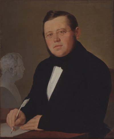 Portræt af forfatteren Mikhail Zagoskin 1789-1852 af Vasili Andreevich Tropinin