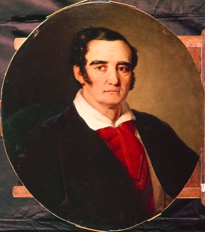 Portræt af maleren Giuseppe Angiolo Artari 1792-1863, 1830
