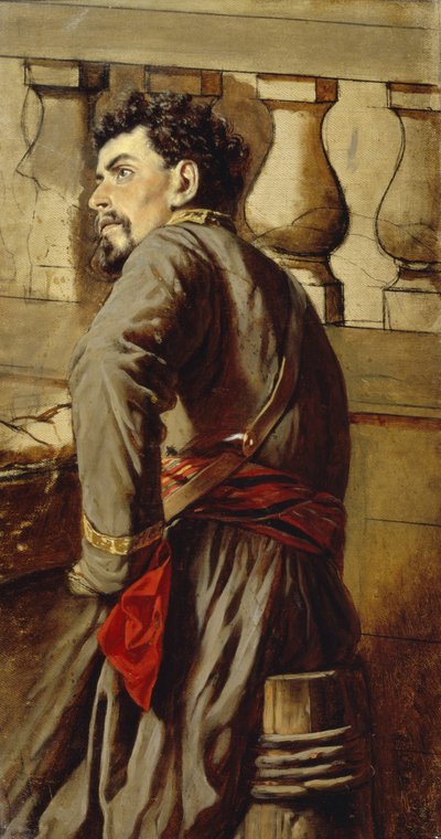 En Zaporozhiansk kosak, 1873 af Vasili Grigorevich Perov