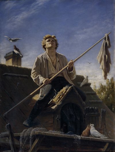 En mere avanceret due, 1874 af Vasili Grigorevich Perov