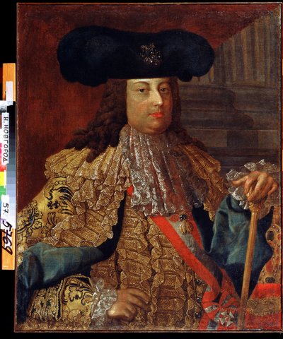 Portræt af kejser Frans I af Østrig (1708-1765) (Portræt af kejser Frans I af Østrig). Maleri af Vasili Kozmich Berezin (1743-efter 1795). Olie på lærred, 88 x 69 cm, russisk kunst fra 1700-tallet. Statens kunstmuseum, Nizhny Novgorod (Rusland). af Vasili Kozmich Berezin