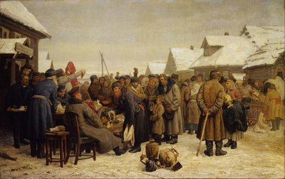 Offentlig ejendomsauktion for restancen af Vasili Maksimovich Maksimov