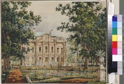 Egen Dacha af Kejser Alexander II i Peterhof af Vasili Semenovich Sadovnikov