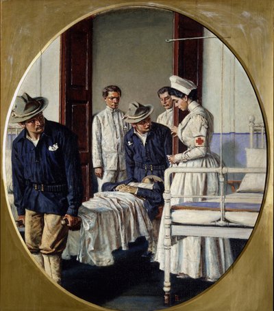 På et militærhospital, 1901 af Vasili Vasilievich Vereshchagin