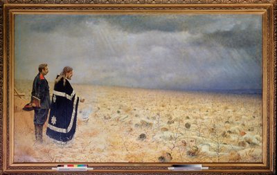 De besejrede, requiem (The Vanquished, Requiem) (Efter belejringen af ​​Pleven (Plevna) i Bulgarien, russisk-tyrkisk krig af Vasili Vasilievich Vereshchagin