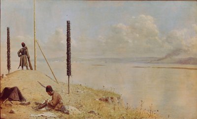 Piket ved Donau, 1878-1879 af Vasili Vasilievich Vereshchagin