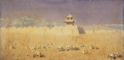 Ruins in Chuguchak, Xinjiang, 1869 af Vasili Vasilievich Vereshchagin