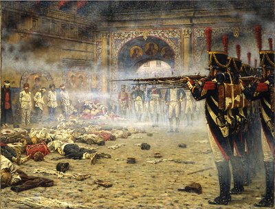 Franskmændene i Moskva, 1897-1898 af Vasili Vasilievich Vereshchagin