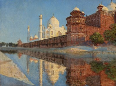 Taj Mahal. Aften af Vasili Vasilievich Vereshchagin