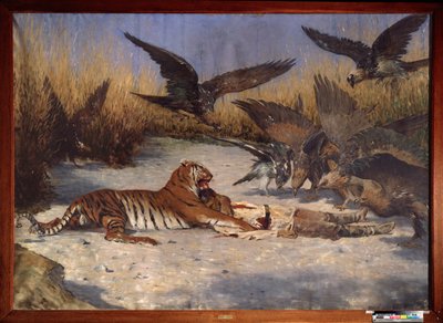 En menneskeæder - Maleri af Vasili Vasilyevich Vereshchagin (Vassili Vereshchagin) (1842-1904), olie på lærred, ca. 1870-1880, russisk kunst 1800-tallet - Regionalt W Wereshchagin Art Museum, Mykolaiv (Ukraine) af Vasili Vasilievich Vereshchagin