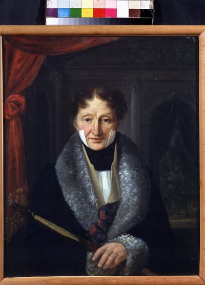 Portræt af balletmesteren Charles Louis Didelot (1767-1837) (Portræt af balletmesteren Charles Louis Didelot). Maleri af Vasili Venediktovich Baranov (1792-1836). Olie på lærred, 46,5 x 37,5 cm af Vasili Venediktovich Baranov