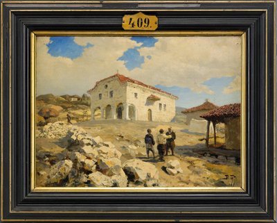 En kirke på Balkan, 1877 af Vasilij Dmitrievich Polenov