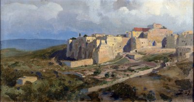 Bethlehem eller Bethlehem - Bethlehem af Polenov, Vasily (Vassili, Vasily) Dmitrievich (1844-1927) af Vasilij Dmitrievich Polenov