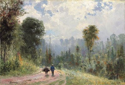 Forest Pathway, 1874 af Vasilij Dmitrievich Polenov