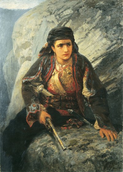 Hercegovineren på udkig af Vasilij Dmitrievich Polenov