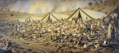 Efter angrebet. Plevna, 1877-1878 af Vasily Vereshchagin