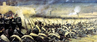 Før offensiven. I nærheden af Pleven, 1877-1878. af Vasily Vereshchagin