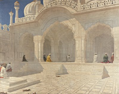 Pearl Mosque, Delhi af Vasily Vereshchagin