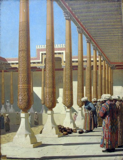 Overrækkelse af trofæer af Vasily Vereshchagin
