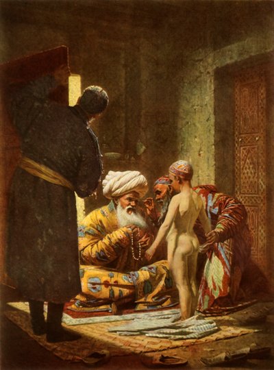 Salget af en ung livegne, 1872, 1965. af Vasily Vereshchagin