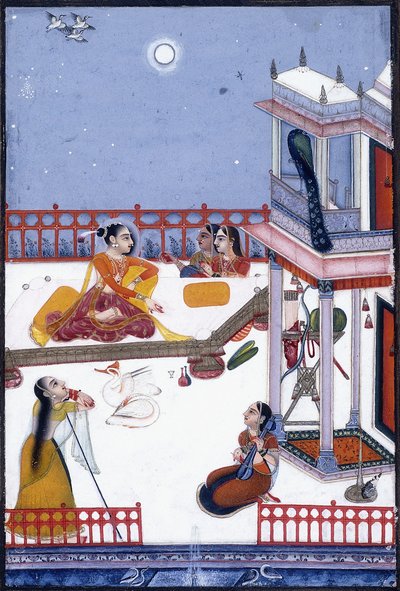 Adano Putra, datter af Dipak Raga, ca. 1730-50 (gouache) af Vassily Nikolayevich Yakovlev