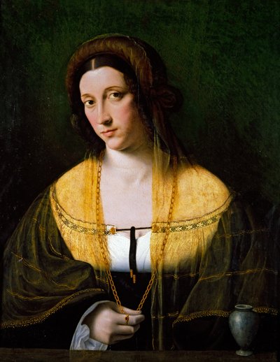 Portræt af en dame af Veneto Bartolomeo