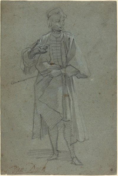 Figur af en mand [recto] af Ventura Salimbeni