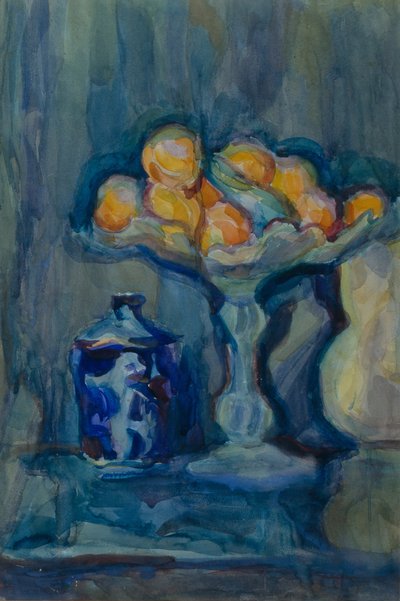 Stilleben med en vase af Vera Vladimirovna Khlebnikova