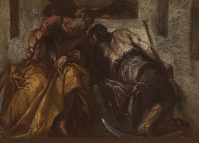 Janus og Saturn, ca. 1730-70 af Veronese