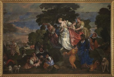 Moses reddede fra vandet, 1582-83 af Veronese